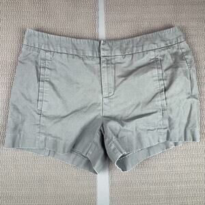 Gap Gray Cotton Chino Shorts Women’s Size 0 Casual Summer Classic